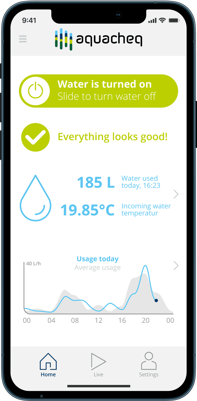 Aquacheq mobile app